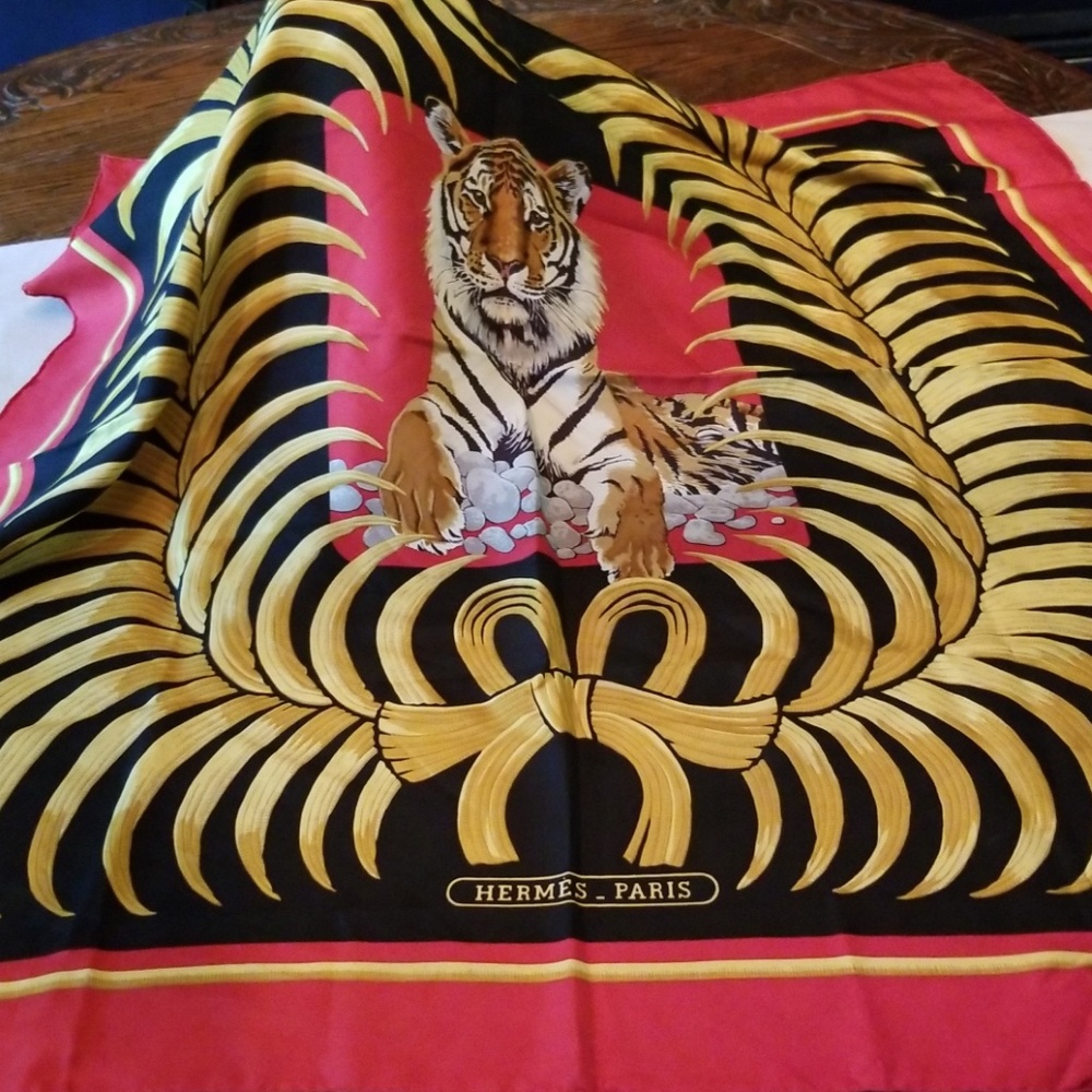 Hermes 100% Silk Scarf made in France
